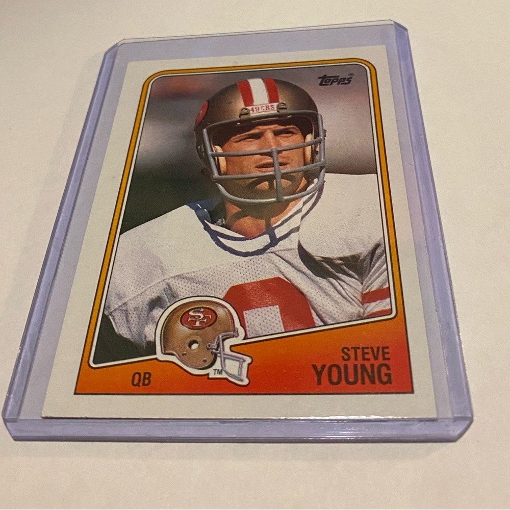 Steve Young 1988 Topps Football Card #39 San Francisco 49ers Vintage
